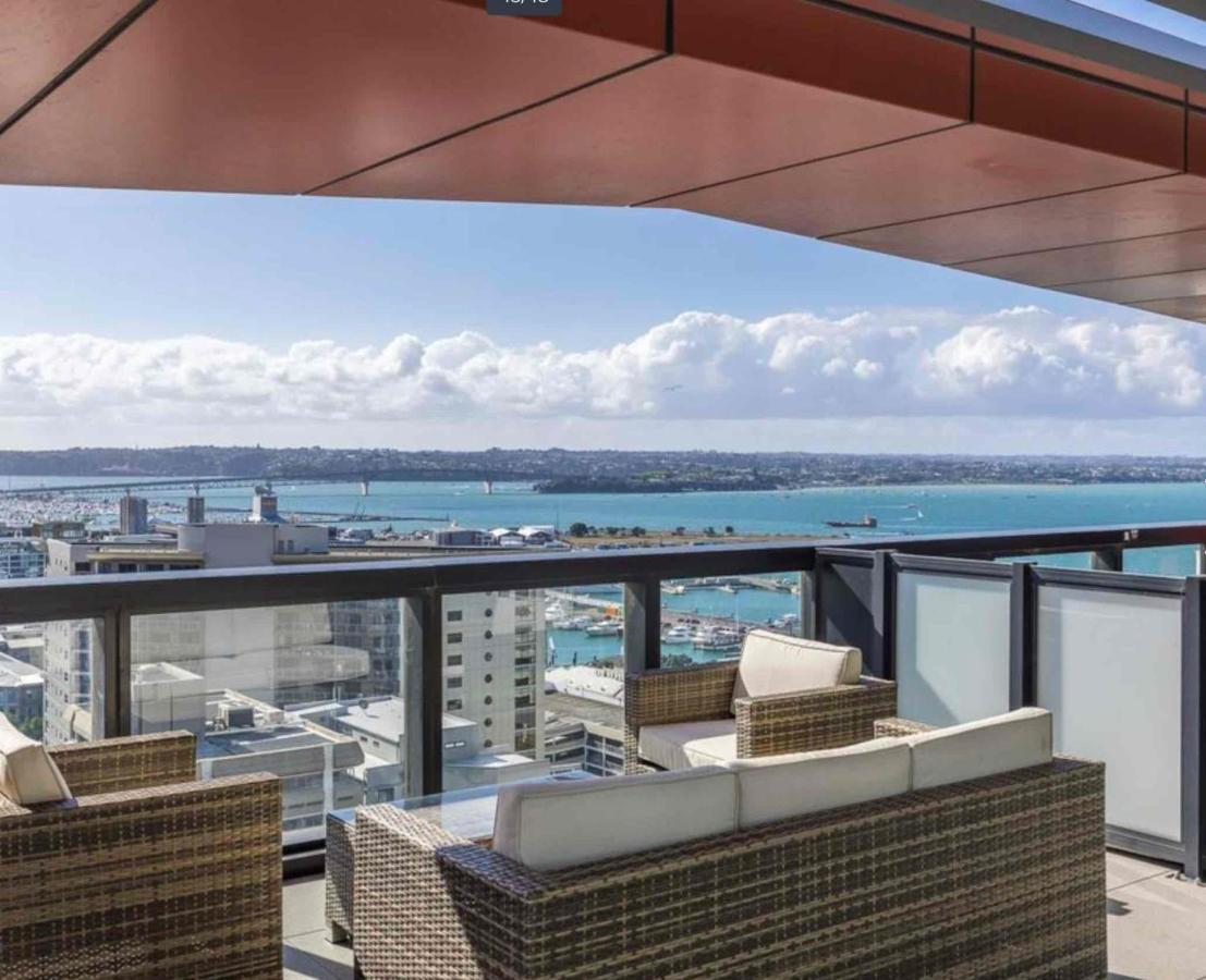 Ferienwohnung Magnificent Skytower, Sea, Habour View In Cbd Auckland Exterior foto
